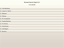 Tablet Screenshot of bowmanfc.com